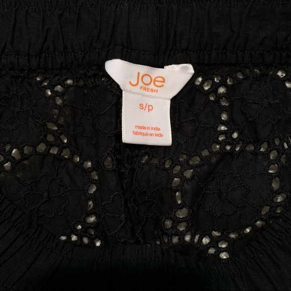 Black Lace Joe Fresh Pajama Shorts - Picture 4 of 4